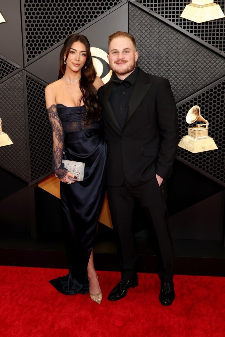 GettyImages 1986111788 Brianna LaPaglia and Zach Bryan at GRAMMY Awards