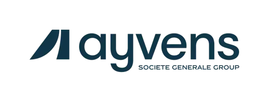ayvens logo serene blue with tagline w555 h555