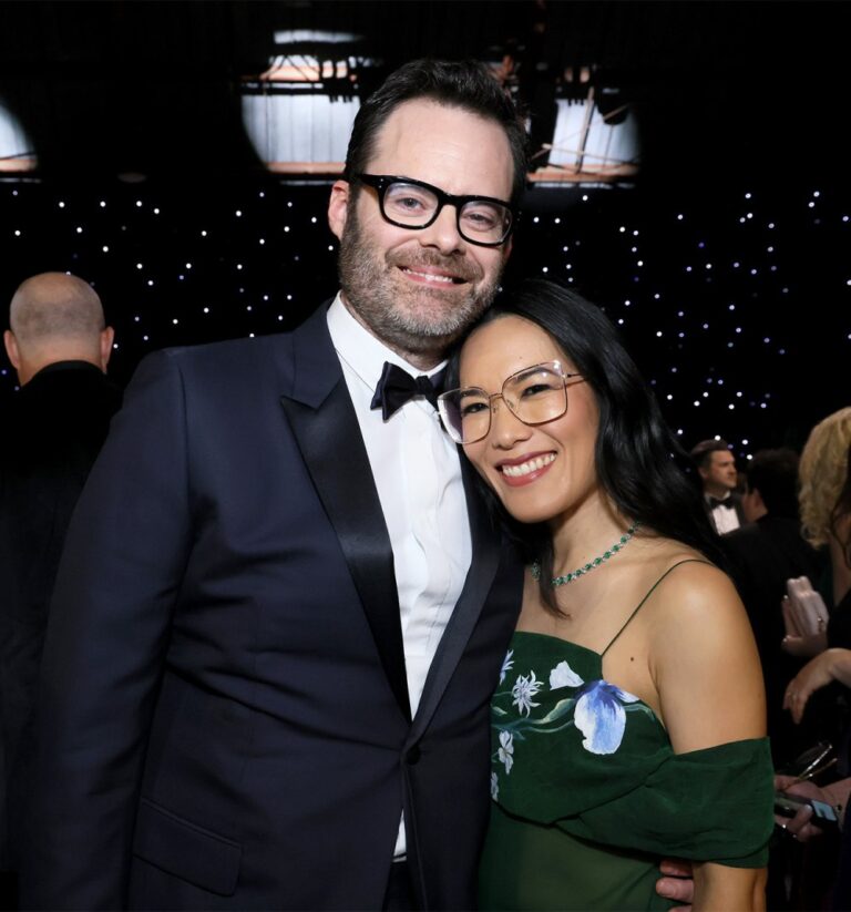 bill hader declares girlfriend ali wong is off the market at her comedy show