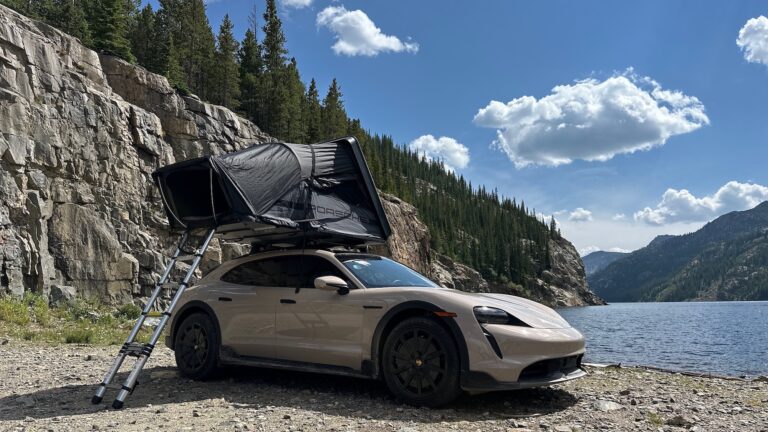 Porsche Taycan off roading overlanding