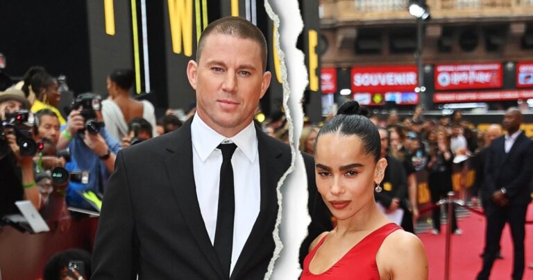 Celebrity Splits of 2024 Stars Who Have Called It Quits This Year Channing Tatum and Zoe Kravitz 371