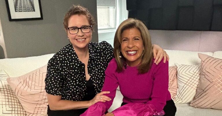 Jenna Fischer Makes Hoda Kotb Emotional by Sharing She Watched Today After Breast Cancer Surgery promo