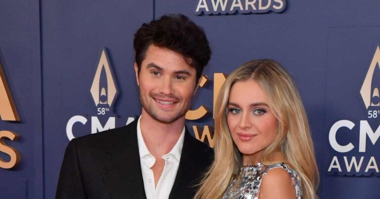 Kelsea Ballerini and Chase Stokes Bring Their Signature Chemistry to the 2024 CMA Awards Red Carpet