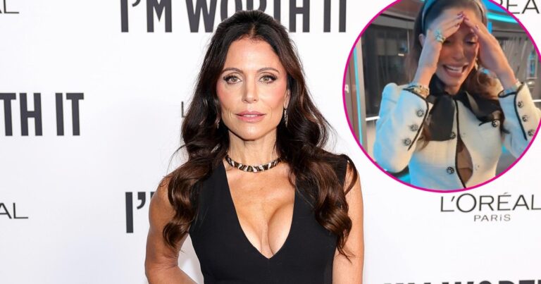 Bethenny Frankel s Dress Pops Open and Reveals Her Bra at Nasdaq Event 727