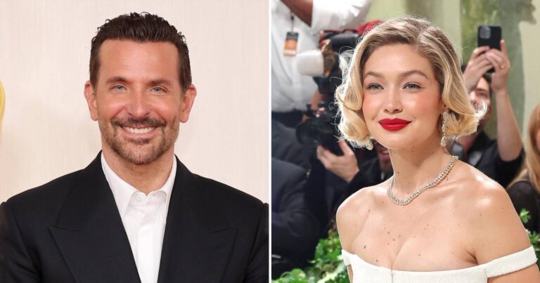 Bradley Cooper and Gigi Hadid Spotted Cheering on Philadelphia Eagles During NFL Playoff Game 791