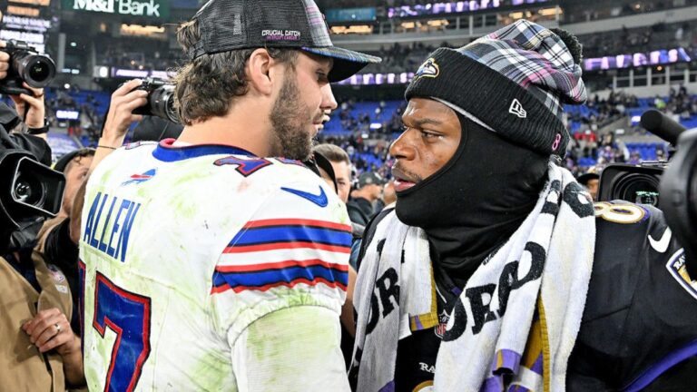 getty josh allen lamar jackson bills ravens