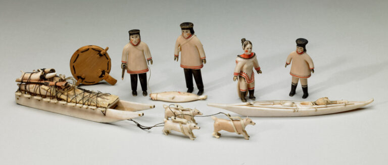 p20 Inuit Dog Sled with Three Dogs 2048x875 1